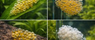 Икра в аквариуме