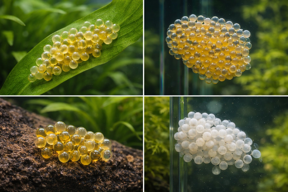 Икра в аквариуме