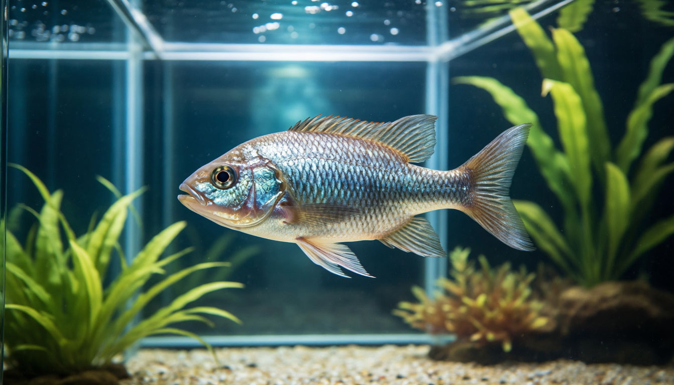 Амека глянцевая: аквариумная рыбка